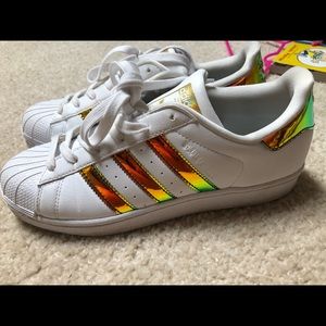 Adidas superstar holographic size 6.5